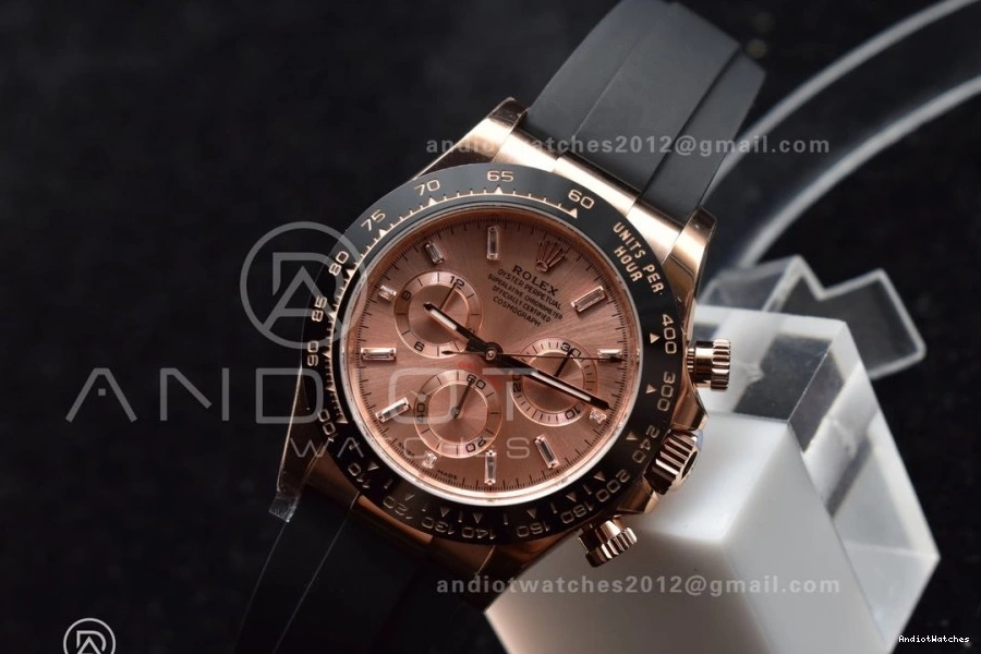 Best on 763 Strap BTF HighQuality Oysterflex 116515 SA 1:1 Edition Rubber RG Dial Daytona 0822